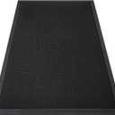 TANYOYO 4'x6' Ft (48"x72") Commercial Heavy Duty Rubber Mesh Door Mat – Waterproof Non-Slip Dirt Trapper for Mall Entrance, Patio, Garage & High Traffic Walkways, Black Outdoor Commercial Welcome Mat