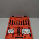 Bearing Puller and Splitter Kit, Separator and Puller Set, Pinion Bearing Puller and Wheel Removal Tool, 5 Ton Capacity Bearing Separator with 2 and 3 Bearing Separator Jaws (Red)