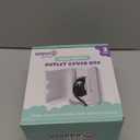 Outlet Cover BOX Baby Proofing (2 Pack) Patented Dual-Lock for Much Better Toddler Proofing, Easier Operation, Simple 3 Step Install with Included Screws. Provides Extra Space Inside for Plugs (White)