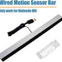 4 in 1 Wii Replacement Cables Set - AC Power Adapter, Wii to HDMI Converter, Wired Motion Sensor Bar and Composite AV Cable