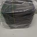 Begale 6-Pack Plastic Basket Organization, Storage Baskets for Shelves with Lids, Black