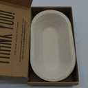 Bulka Small Oval 500g Banneton Bread Proofing Basket Pressed Wood Pulp Brotform - Plane Non-Stick Batard Sourdough Banneton Basket, Made in Germany.
