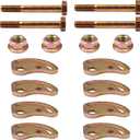 Upper Control Arm Alignment Cam Bolt Kit Enhanced Compatible with 99-18 Chevy Silverado 1500 Suburban Avalanche 2500 GMC Sierra 1500 2WD 4WD Fit Hummer H2 H2T Bolts  1.5 Suspension Kits 4 PCS