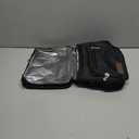 MIYCOO Lunch Bag & Lunch Box for Men Women, Double Deck Leakproof Insulated Soft Large Adult Camping Cooler bag for Work, Beach, Picnic, Travel (Black, 15L)