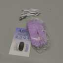 Azmall Bluetooth Wireless Mouse, Slim LED Rechargeable Silent Mouse with 2.4GHz USB-A/USB-C Receiver & Type-C Adapter, Compatible with Laptop, MacBook, iPad, iPad Pro,Mac,Tablet - Purple
