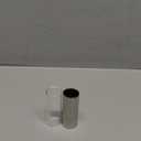 2 Pieces Glass Slide and Stainless Steel Slide in Box for Guitar, Bass, Medium (6 cm)