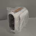 shinic Portable Electric Space Heaters for Indoor Use, 1500W/750W Fast Heating Under Desk Heater Fan with Thermostat, Safe and Quiet Small Space Heater for Bedroom Office Bathroom Basement, White