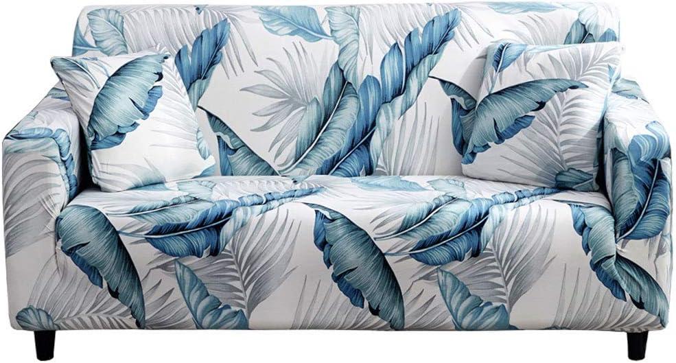 HOOBUY Printed Sofa Cover Stretch Couch Covers Sofa Slipcovers for 4 Cushion Couch with Two Free Pillow Case 01#(4 Seater/Large 3 Seater) (Lyxz)