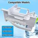 5989JA1005H Refrigerator ICE Maker Assembly OEM Upgraded Compatible with LG LSC27925SB、LSC27925ST、LSC27925SW Suitable for Household Replacement for 5989JA1005H