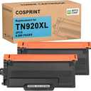 TN920XL TN920 Toner Cartridge (with Lastest Chip)Compatible for Brother TN-920 TN-920XL TN920XXL TN920UXXL 6,000 High Pages for Brother HL-L6210DW HL-L6210DWT L5210DN L5210DW L5210DWT Printer, 2Black