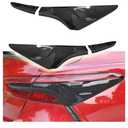 HANSTRONG Gear 4Pcs Guard Trim Tail Light Lamp Cover for Toyota Camry 2022 2021 2020 2019 2018 Exterior Accessories