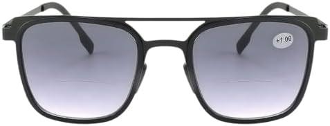 HGIOOIGH Bifocal Reading Sunglasses H251+254BS +2.50