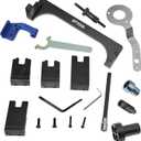 Camshaft Locking Tool Engine Timing Set Compatible with BMW B36 B37 B38 B46 B47 B48 B58 Compatible with BMW Mini F20 F21 F30 F31 F48 F54 F55 F60 G20 G30 with T60 Socket Vanos Solenoid Valve Remover