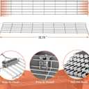 66045 Stainless Steel Warming Rack for Weber Genesis ll E-410, ll S-410, II S-435, II SE-410Grills, Grill Parts for Weber Genesis ll 400 Series Gas Grill Grate, 304Stainless Steel
