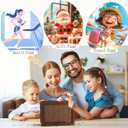 Wooden Cash Money Saving Box,Piggy Bank for Kids & Adults,10000 Savings Challenge Box,Coin Bank Toys Gift for 3-12 Year Old Boys & Girls (10000 Dollar) (Brown)