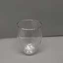 [4-Pack,12Oz] Glass Cups, Double Walled Thermo Espresso Glasses, Insulated Coffee Mugs, Drinking Glasses