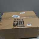 Cooo Christmas Gifts 6 Pack Solar Lanterns Waterproof Outdoor Heavy Crackle Glass 30 LED Warm Firefly Lights Stainless Steel Lid 215% Solar for Women Mom Grandma Outdoor Table Lamps Garden Yard Decor