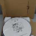 OFFIY 6PK Dimmable 15.8 Inch Led Ceiling Light Flush Mount, 34W, 3060LM, 3000K/ 3500K/ 4000K/ 5000K/ 6500K CCT, 0.98" Super Slim Close to Ceiling Round Flat Panel Light for Hallway, Kitchen ect, Black