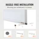 VEVOR Dry Erase Calendar for Wall, 36 x 24 Inches Whiteboard Calendar, Monthly Planner Magnetic Dry Erase Board, 1 Magnetic Erase & 2 Dry Erase Marker & Movable Tray for Restaurant Office Home School