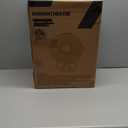 Comfort Zone Indoor Dish Space Heater with 70-degree Oscillation, Parabolic, Radiant, Electric, Adjustable Tilt, Tip Over Switch & Overheat Protection Sensor, Ideal for Garage, Workshop, 1,000W, CZ998