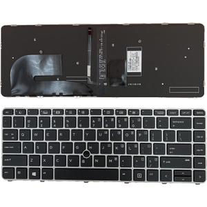 Laptop Replacement US Layout with Backlight with Pointing Keyboard for HP EliteBook 840 G3 745 G3 745 G4 840 G4 848 G4 836308-001 821177-001 NSK-CY2BV 836307-031 819877-B31