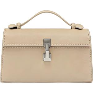 Clutch Purses for Women - Small Purse Top Handle - Evening Bag - Adjustable Crossbody Handbag - Trendy PU Leather