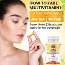 Racine DARBRE Multivitamin Skin Supplement Hyaluronic Acid, Vitamin C, Selenium, Biotin, Zinc & Proline Collagen, Hydration & Beauty Support 90 Capsules