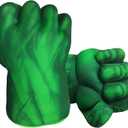 NuGeriAZ Superhero Hands for Kids Smash Punches Gloves Toy Children's Plush Boxing Glove Set Kids Cosplay Costumes for Boy Christmas Birthday Gift(Green A)