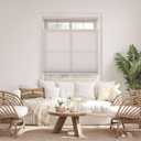 DEZ FURNISHINGS Cordless 1.5" Light Filtering Top Down Bottom Up Cellular Shade, 33" W x 48" H, Gray Cloud