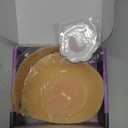 Invisible Strapless Sticky Bra Push up for Women, Ultra Adhesive Bra for Backless Dress, Cleavage Bra Lift Novelty Bras (C Cup, Light Beige)