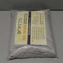 SORTTO No Hook Slub Textured Shower Curtain with Snap in Liner - Light Grey Fabric Outer Curtain & Waterproof Inner Liner, Hotel Style with See Through Top Window, 71x77 in