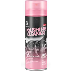 DONKEYPRO Car Interior Cleaner, Polishing Cleaner Detailer Spray for Vehicle Detailing, 450ml Aerosol 15 fl oz with Iron Can (1-Pack)