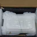 8 Inch Rectangular Appetizer Plates, Ceramic Dessert Plates, Salad Plates Set, Small White Serving Plates for Salad, Appetizer, Snack, Sushi, Microwave, Oven, Dishwasher Safe, Set of 8