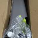 TreeLen Broom and Dustpan Set, TreeLen Broom with Dust Pan with Long Handle Combo Set for Office and Home Standing Upright Sweep Use with Lobby