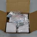 SHINY HANDLES Glass Cabinet Knobs and Pulls 4 Pack,Champagne Crystal Knobs for Dresser Drawer with Satin Brass/Brushed Gold Base