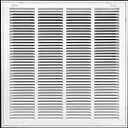HVAC Premium 24 x 30 Duct Opening Steel Return Air Filter Grille, for 1-inch Filter, Removable Door, Flat Stamped HVAC Vent Cover Grille, Outer Dimensions 26.5 x 32.5