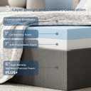 Odorless Foldable Mattress Twin Size 75" x 38" x 8", 8 Inch Medium Firm Folding Foam Mattress with Storage Bag, Fiberglass Free Trifold Memory Foam Mattress for RV, Guest Bed