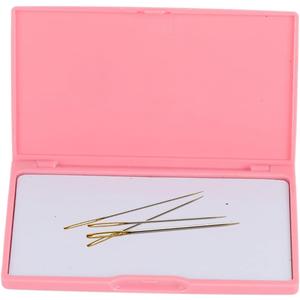 Needle Storage Case, Rectangle Needle Keeper Cross Stitch Manual DIY Sewing Stitching Pin Storage Box Plastic Cross Stitch Sewing Knitting Pin Organizer Container Tool (Only Case)