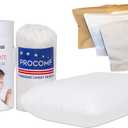 ProComf Travel and Camping Mate/Baby/Kid's/Teen's/Adult's Memory Foam Pillow (Snow White with Covers)