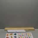 Wood Easel for Kids, All-in-ONE Adjustable Easel with Art Supplies, Magnetic Double Sided Whiteboard & Chalkboard, Ideal Christmas, Birthday Gift for Boys & Girls Age 3, 4, 5, 6, 7, 8+ Years Old