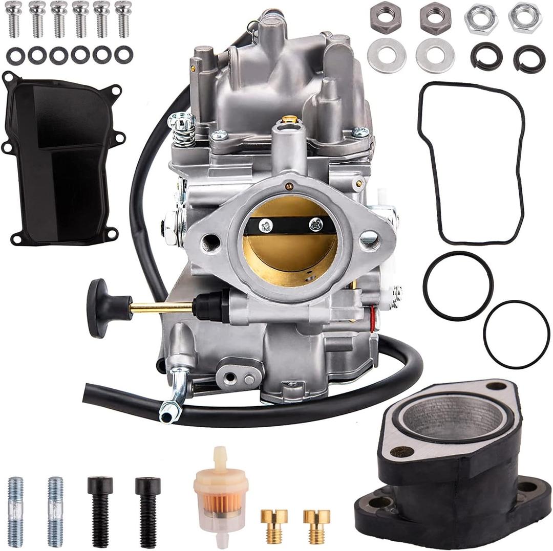 YFM350 Carburetor for Yamaha Warrior 350 Carburetor, for Yamaha Big Bear 350 Carburetors Compatible with Warrior 350 YFM350 Carburetors 1987-2004, Big Bear 350 YFM-350 1987-1998