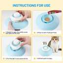 Cat Slow Feeder for Liquid/Wet Foods, Anxiety Relief Puppy Lick Bowl Treat Toy, Anti Slip Pet Bowls Dogs Cats Licking Ball Treat Dispenser for Small Medium Large Breeds