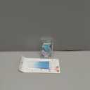 MTLEE Number 3 Birthday Candle Blue Snowflake with 6 Long Thin Cupcake Candles Blue Sparklers Glitter Number Happy Birthday Cake Topper Decorations for Winter Party Supplies