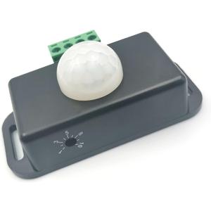 FainWan Automatic DC 12V-24V 8A Infrared PIR Motion Sensor Switch for LED Light Stylish