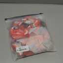 Womens Hawaiian Shirts Soft Cool Floral Print T-Shirt V Neck Short Sleeve Tropical Button Up Tops (Medium, Orange)