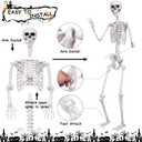 7.9FT Halloween Giant Oversized Human Skeleton, Tall Outdoor Skeleton