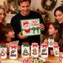 2 x Wakeys 60-Pack Christmas Classroom Gifts Candy Card Kit with 10 Festive Designs & 60 Clear Treat Bags  DIY Holiday Goodie Christmas Classroom Crafts for Kids Exchange (Candy Not Included)