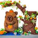 Cute Animals Set Toy Micro Mini Building Block Pen Holder&Desk Organizer Building Bricks Kit(1880Pcs) Arts&Crafts for Lovers for Kids Age 8+ for Adult not Compatible with Lego