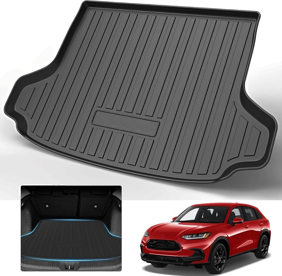 AOMSAZTO Cargo Mat Fit for Honda HR-V 2023-2026 & for Acura ADX 2025-2026, All Weather TPE Custom Fit Trunk Mat Cargo Liner Accessories, Black