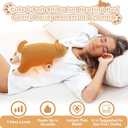 Electric Heating Pad for Period Cramps, Cuddly Soft 14" Shiba Inu Plush with a Hot Soft Belly USB Powered, Menstrual Heating Pad Neck Shoulder Pain Relief, Gift for Daughter Wife Period Heating Pad